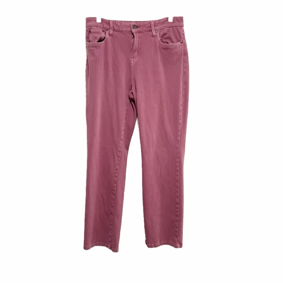 Coldwater Creek Purple Straight Leg Jeans - Picture 1 of 7